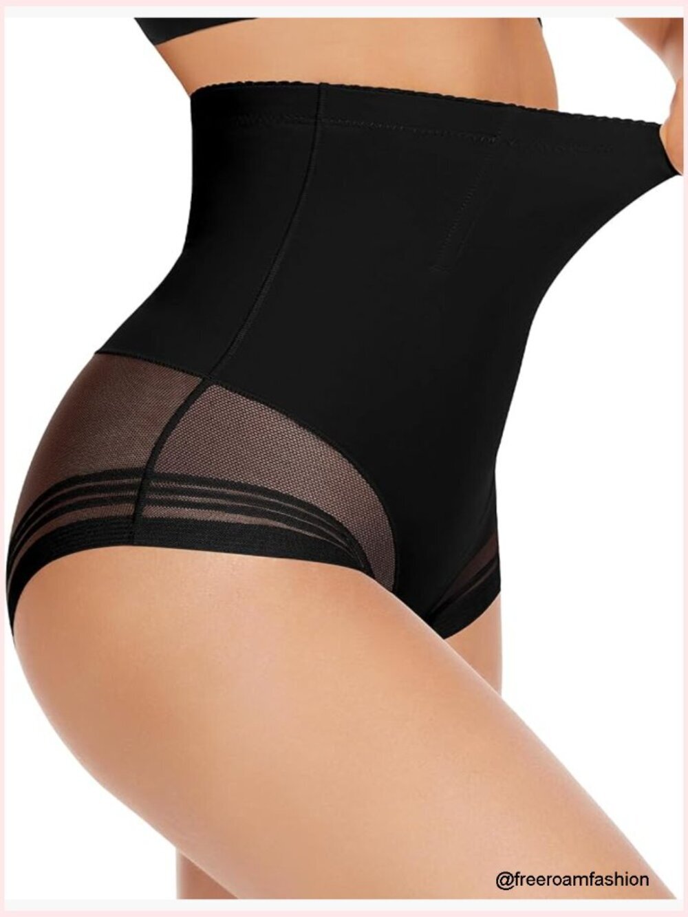 High Waisted Tummy Control Shapewear Panties - Compression Body Shaping Briefs